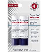 Aquaphor Lip Repair Stick, Lip Protectant, Moisturizing Lip Balm Multipack, 2 Count (Pack of 1)