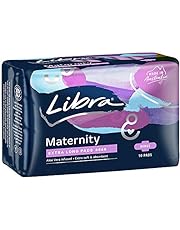 Libra Maternity Pads Extra Long with Wings, Pack of 10