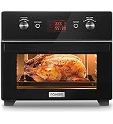 FOHERE Air Fryer Toaster Oven Combo, 20QT Smart Convection Ovens Countertop, 7 Cooking Functions ...