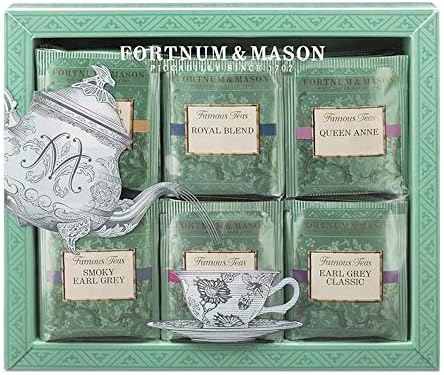 Fortnum and Mason British Tea, Fortnum's Famous Tea Bag Selection, 60 Count Tea bags (1 Pack)