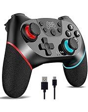 [2024 New Version] CuleedTec Wireless Switch Controller, Switch Pro Controller Remote Gamepad Compatible with Nintendo Switch/Lite/OLED, with 6-Axis Gyro, Dual Motors, Wake-up and Turbo Function