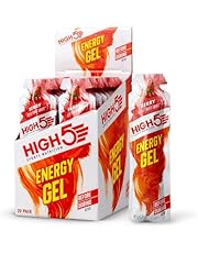 HIGH5 Energy Gels - Quick Release Sports Gels to Power Muscles for Peak Performance - Natural Fruit Juice &amp; Caffeine-Free - On The Go Energy Boost for Running, Cycling and Endurance (Berry, 20 x 40g)