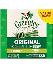 GREENIES Canine Dental Dog Treats Original Teenie 130 Chews Value Pack 1.02Kg