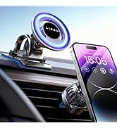 LISEN for MagSafe Car Mount, Strong Magnetic Phone Holder for iPhone, HandsFree Dashboard iPhone ...