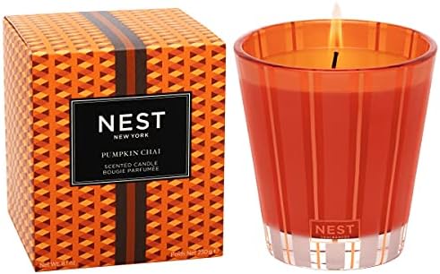 NEST Fragrances Pumpkin Chai Scented Classic Candle, 8 Ounce