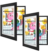 Golden State Art, 10x12.5 Kids Art Frames, Front-Opening, Great for Kids Drawings, Artworks, Chil...