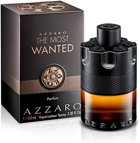 Azzaro The Most Wanted Parfum - Intense Mens Cologne - Spicy & Sensual Fragrance for Date - Lasting Wear - Irresistible Luxury Perfumes for Men, 3.3 Fl. Oz