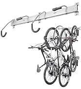 Garage Bike Rack Wall Mount Rail Rack by Delta Cycle - Bike Hangers for Garage - Bike Storage Rac...