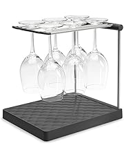 KOHLER K-8628-CHR Wine Glass Drying Rack, Charcoal