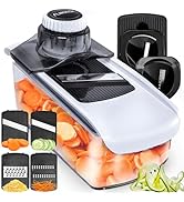 Fullstar Mandoline Slicer for Kitchen, Cheese Grater Vegetable Spiralizer and Veggie Slicer for C...