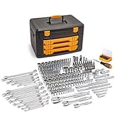 GEARWRENCH 243 Pc. 12 Pt. Mechanics Tool Set in 3 Drawer Storage Box - 80972