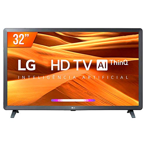 Smart TV LED 32" HD LG 32LM621CBSB.A - IA LG ThinQ, Wifi