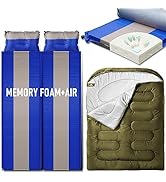 MEREZA Sleeping Bag for Adults Mens Kids with Pillow, XL Sleeping Bag for All Season Camping Hiki...