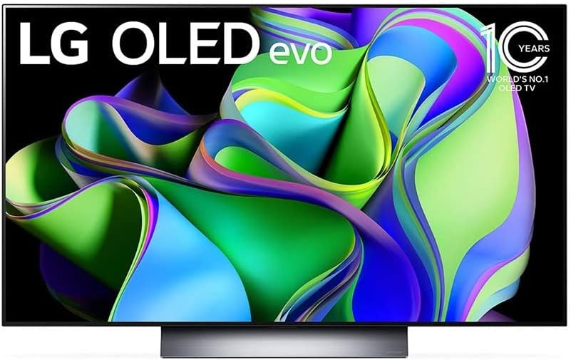 LG C3 OLED evo 48-Inch 4K Smart TV - AI-Powered, Alexa Built-in, Gaming, 120Hz Refresh, HDMI 2.1, FreeSync, G-sync, VRR, WebOS, Slim Design, Magic Remote Included, 48" Television (OLED48C3PUA, 2023)