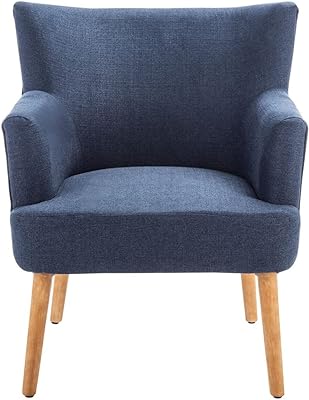 Safavieh Home Collection Delfino Navy/Natural Accent Chair ACH4009C
