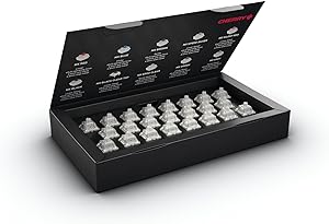 Cherry MX RGB Switch Kit, Box with 23 Mechanical Keyboard Switches, for DIY, Hot Swap or Gaming Keyboard (MX Ergo Clear)