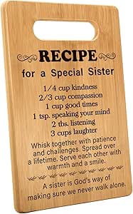 Sisters Gifts From Sister Birthday Gifts Best Sister Ever Gifts For Big Sister Soul Sister Little Sister Gifts From Brother Mothers Day Gifts For A Special Sister Cutting Board Gift