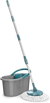 Image of Flash Limp MOP5010 - Mop FIT Giratório, Medidas Balde - 22 cm x 39 cm x 20,5 cm, Cabo com refil - 35 cm x 35 cm x 104 cm a 128 cm