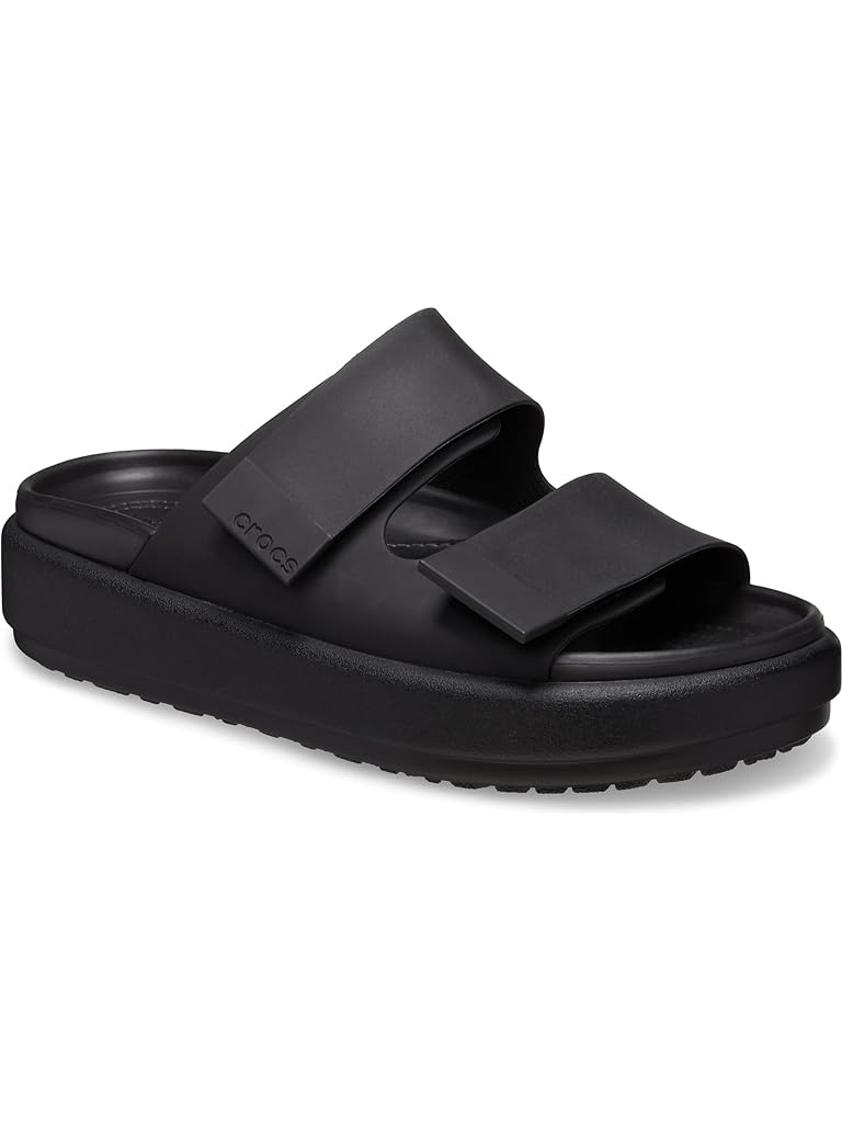 Black Crocs Brooklyn Luxe Sandal