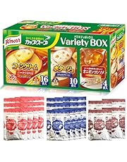 クノール カップスープ バラエティボックス 3種 30袋入 アソート 詰め合わせ 野菜スープ 味の素 通販限定 ボックス スティック 大容量 非常食 即席 インスタント 朝ごはん