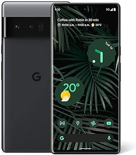 Google Pixel 6 Pro 128GB ROM + 12GB RAM Factory Unlocked 5G Smartphone (Stormy Black) (Renewed)