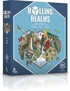 Stonemaier Games: Rolling Realms | A Light Strategic Roll-and-Write Game for Families and Adults | 1-6 Players, 30 Mins, Ages 14+