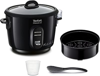 AYOGU1 Classic Black Metallic Rice Cooker