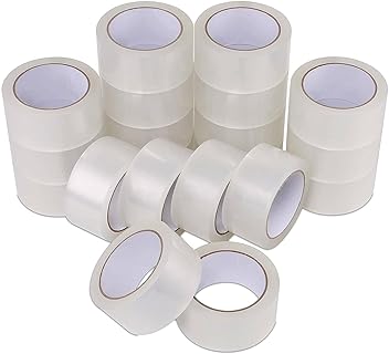 Image of Lichamp Clear Packing Tape, 18 Rolls Heavy Duty Packaging Tape Refill for Moving Boxes, Mail Shipping Supplies, 1.88 inch x 55 Yard x 2.6 mil, A218TP