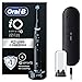 Oral-B iO10 Electric Toothbrush Adults, 1 Handle, 1 Toothbrush Head & Charging Travel Case, 7 Modes, Sense Smart Charger, 2 Pin UK Plug, Cosmic Black, Oral B IO Toothbrush