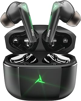 Image of TOZO Fones de ouvido G1 sem fio Bluetooth para jogos com microfone Fone de ouvido de alta sensibilidade com modo de jogo/música luz de respiração e 45 ms de latência ultra baixa especialmente