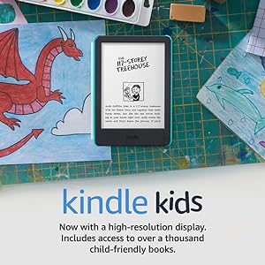 Kindle Kids (2022 release) | Includes a cover, access to over a thousand books and a 2-year worry-free guarantee, Ocean Explorer