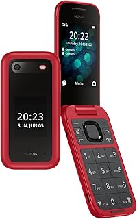 Nokia 2660 Flip Feature Phone (Red)