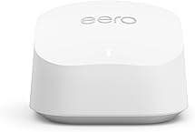 Amazon eero 6+ dual-band mesh Wi-Fi 6 router, with built-in Zigbee smart home hub and 160 MHz client device support