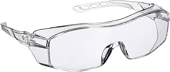 Image of 3M Eyeglass Protectors Safety Eyewear, Scratch-Resistant Coating, Clear Lenses, Contoured Design Safety Glasses, Lightweight, Provides Excellent Visibility, For Indoor or Outdoor, 1 Pack (47031H1-DC)