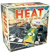 Heat Pedal to The Metal Board Game | Strategy | Grand Prix Racing Game | Fun Family Game for Kids...