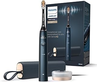 Philips Sonicare DiamondClean Prestige 9900 - Sonic Electric Toothbrush with 1x A3 Premium All-in-One Brush Head and Charg...