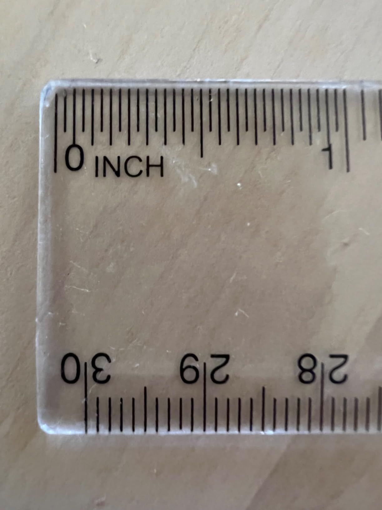 Excellent ruler, flexible and slightly rounded edges!