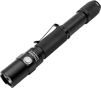 ThruNite LED Flashlight Archer 2A V3, 500 Lumens Mini AA Flashlight with Lanyard, IPX8 Water-Resistant Dual Switch Outdoor Flash Light for Hiking, Camping, Everyday Use, EDC - CW