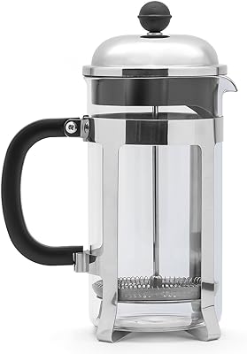 VR Stainless Steel French Press - 1000 ml - Coffee Press - Improved Model 2018