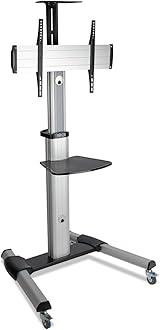 Image of Tripp Lite Mobile TV Monitor Flat-Panel Floor Stand Cart Height-Adjustable LCD 32-70" Display (DMCS3270XP),Black