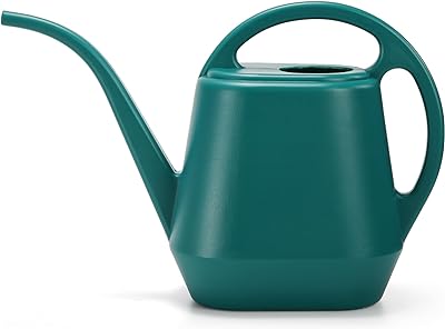 Fasmov Watering Can, 1/2 Gallon Plastic Watering Cans with Comfortable Handle, Small Garden Watering Cans Long Spout for Indoor Outdoor Watering Plants, Green