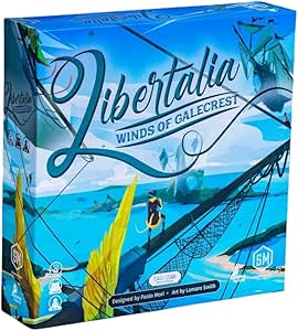 Stonemaier Games: Libertalia: Winds of Galecrest | Pirate-Animal Crews Take to The Skies in This Strategy Board Game about Collecting Loot | 1-6 Players, 60 Mins, Ages 14+