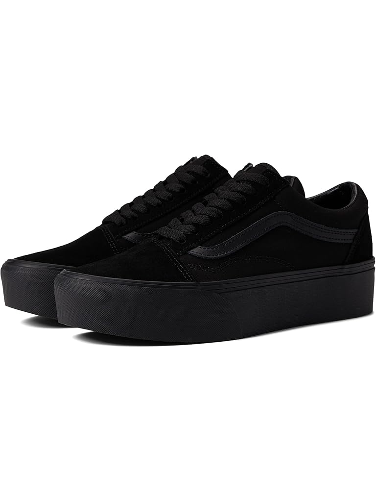 Black Vans Old Skool Stackform