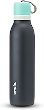 Owala FreeSip Twist Insulated Stainless Steel Water Bottle with Straw for Sports and Travel, BPA-Free, 24-oz, Blue/Grey (F...