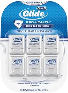 GLIDE Oral-B Pro-Health Mint Deep Clean Floss 6 Count