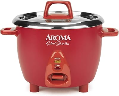 Aroma Stainless Rice Cookers (6-Cup & 14-Cup) Bundle