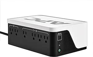 APC UPS Battery Backup, 700VA UPS with 4 Backup Battery Outlets, Type C USB Charging, BE700G3 Back-UPS