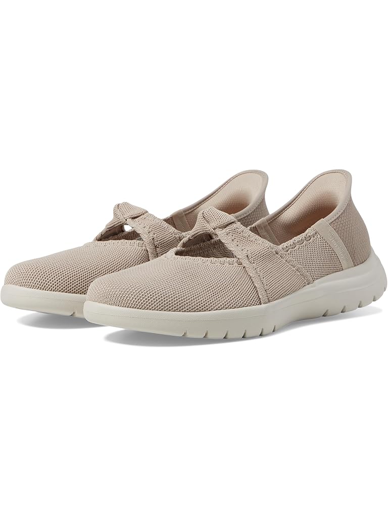 Taupe SKECHERS Performance Hands Free Slip-ins On-The-Go Flex - Audrey