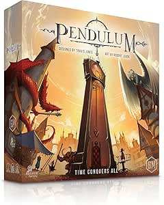 Stonemaier Games: Pendulum | A Worker Placement, Time-Optimization Strategy Board Game | Time is The Most Precious Resource as You Attempt to Rule Dunya | 1-5 Players, 90 Mins, Ages 14+