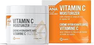 All Natural Advice Vitamin C Moisturizer For Face &amp; Neck, Hydrating &amp; Brightening Face Moisturizer with Vitamin E, Shea Butter, Jojoba Oil, Multi-Fruit Acids &amp; Organic Botanicals, (120ml / 4 fl.oz.)